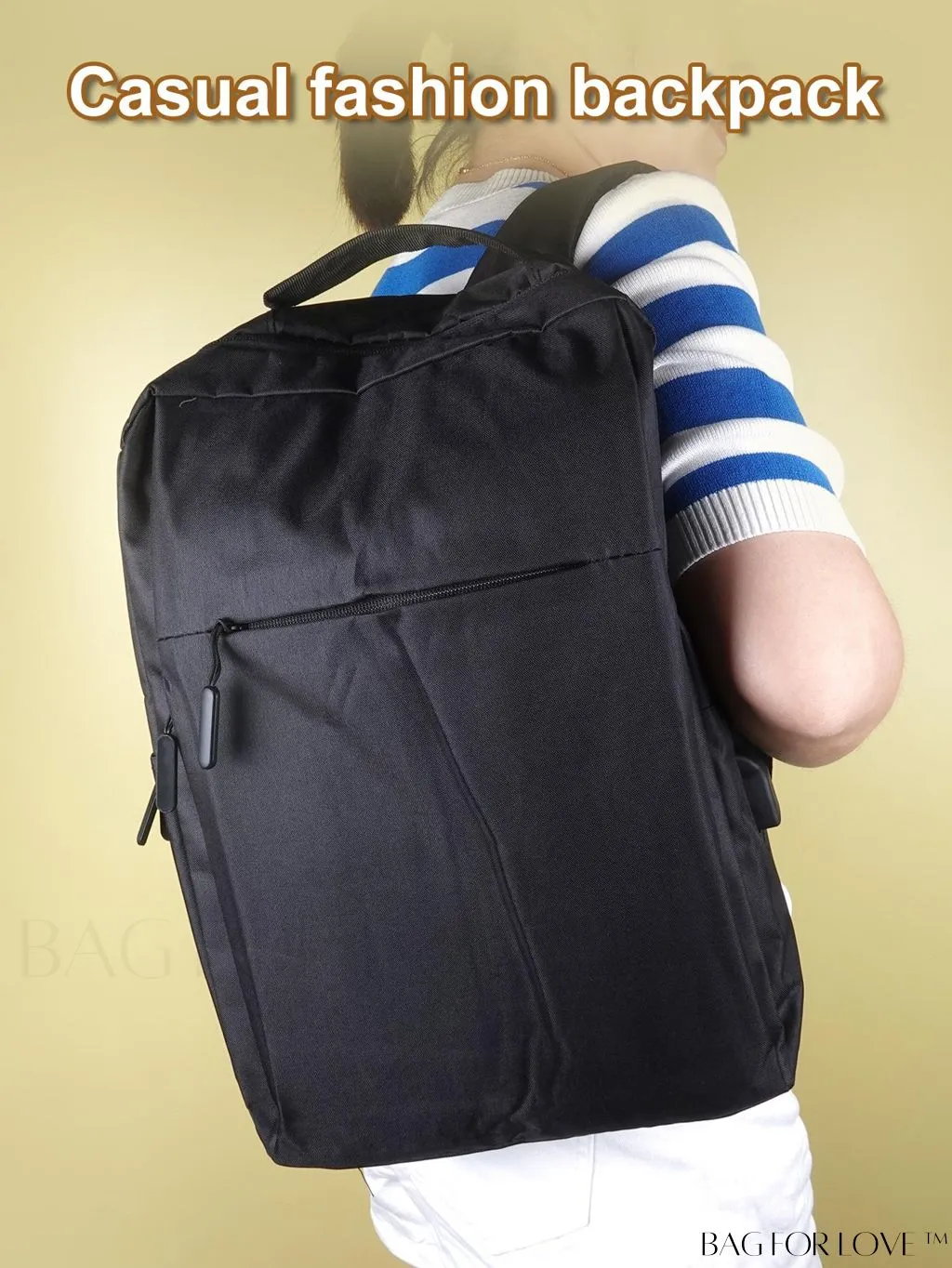 BagForLove - Portable Waterproof ABS Backpack for Office, 1pc Multi-function Modern Bag