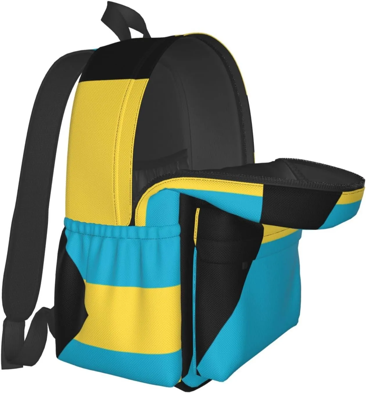 Bahamas Flag Laptop Backpack Work Travel Backpacks Business Rucksack Casual Outdoor Daypack with Adjustable Strap Bags for Sports Office Gym Hiking