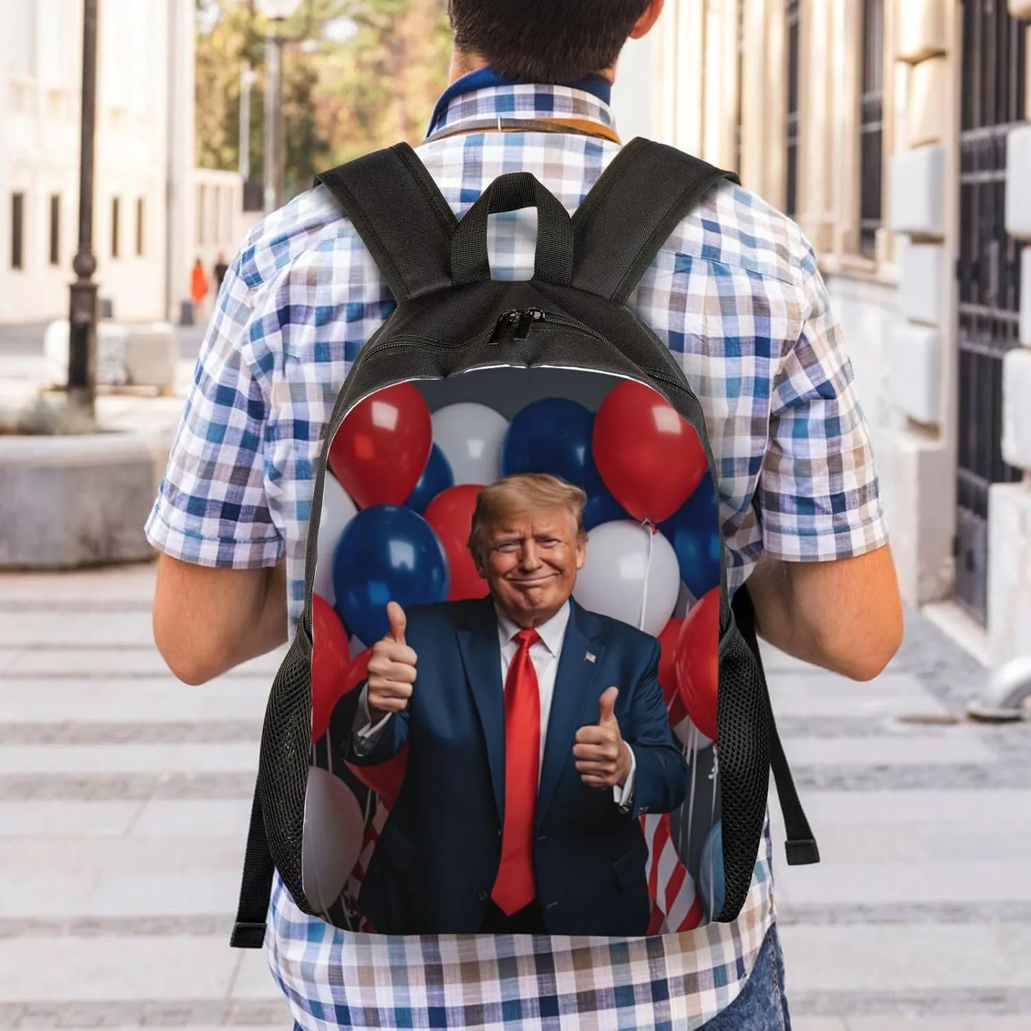 Balloon Trump Backpack Waterproof Anti Theft Durable Light Laptop Bag Backpacks For Women Men Travel Gym Backpack