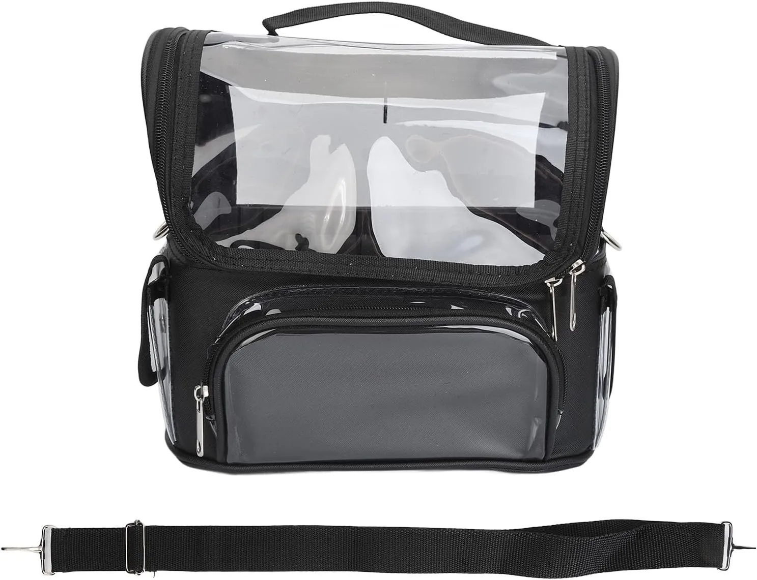Barber Tool Bag | Large Capacity Stylist Storage for Scissors/Combs/Hair Tools | Multifunctional & Portable | Sturdy PVC   Cloth Material | Salon & Home Use