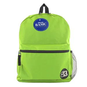 Basic 16" Lime Green Backpack