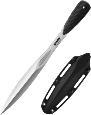 Bayonet Knife with Sheath: Fixed Blade Tactical Bayonet Knives for Survival Hunting Camping - 3.9" Japanese Aus-8 Steel Blade