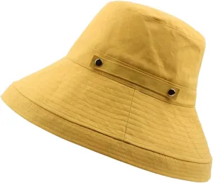 BeFur Summer Sun Hats for Women Wide Brim Bucket Hat Packable Roll Up Beach Cap