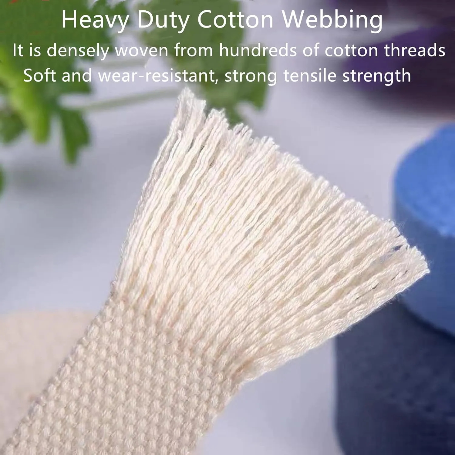 Bias Binding Tape for Sewing，Cotton Tape, Woven Cotton Tape Sewing Tape, Webbing Strap Cotton Canvas Upholstery Webbing Straps for Bags Making(Coffee,25MM x 5Yards)