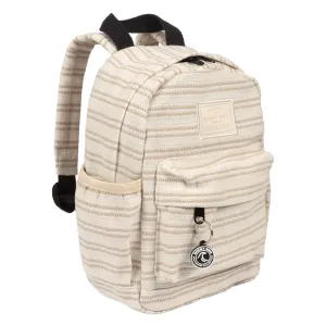 *BinkyBro Toddler Backpack - Beige Canvas