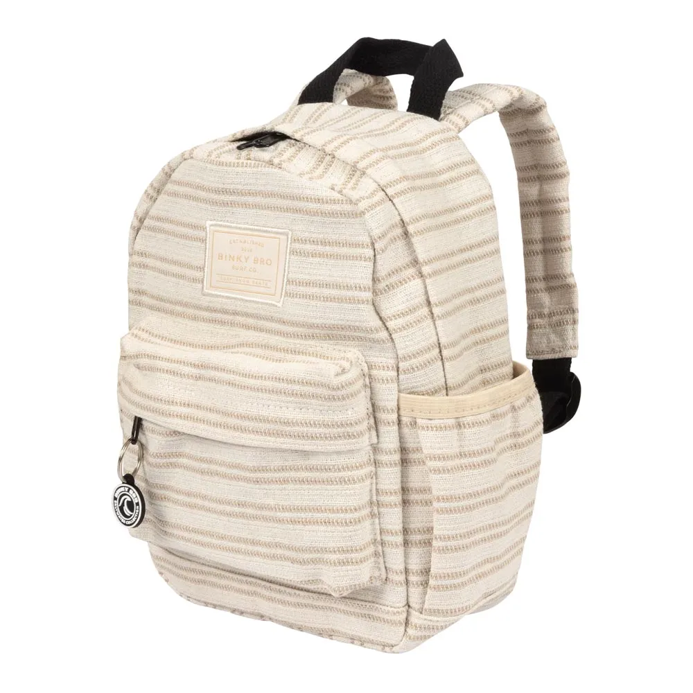 *BinkyBro Toddler Backpack - Beige Canvas