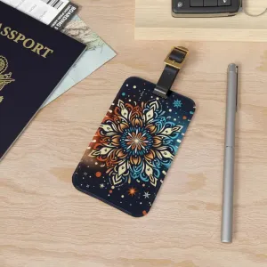 Boho Floral Luggage Tag Sparks Stylish Journeys