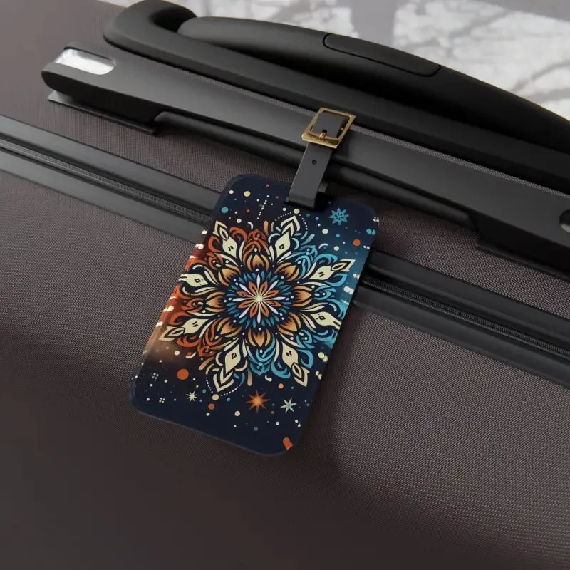 Boho Floral Luggage Tag Sparks Stylish Journeys