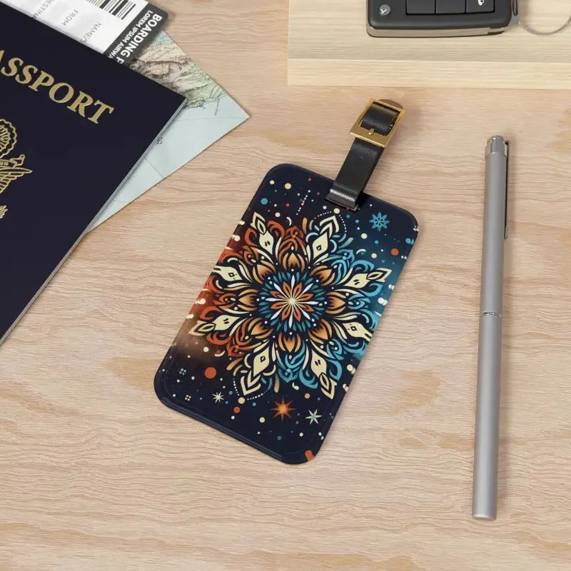 Boho Floral Luggage Tag Sparks Stylish Journeys