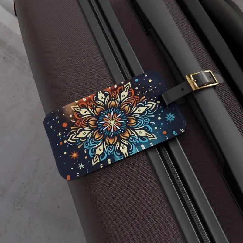Boho Floral Luggage Tag Sparks Stylish Journeys