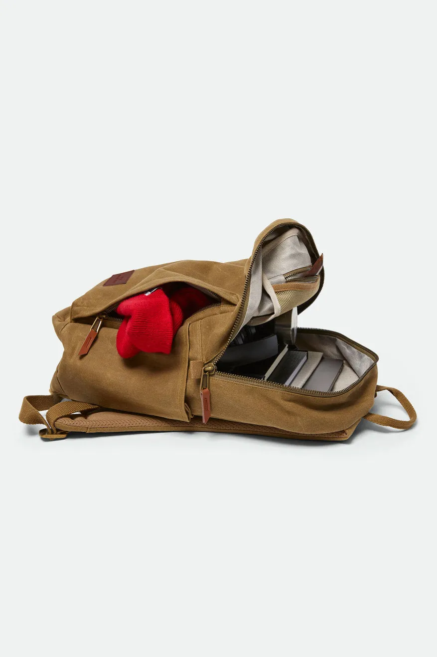 Brixton Traveler Backpack 23L - Olive Brown