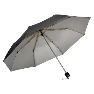 Btag Round Handle 3 Fold Small size Black Titus Portable Umbrella for Men Women & Kids | UV Protection, Waterproof, Rain, Sunlight Protection