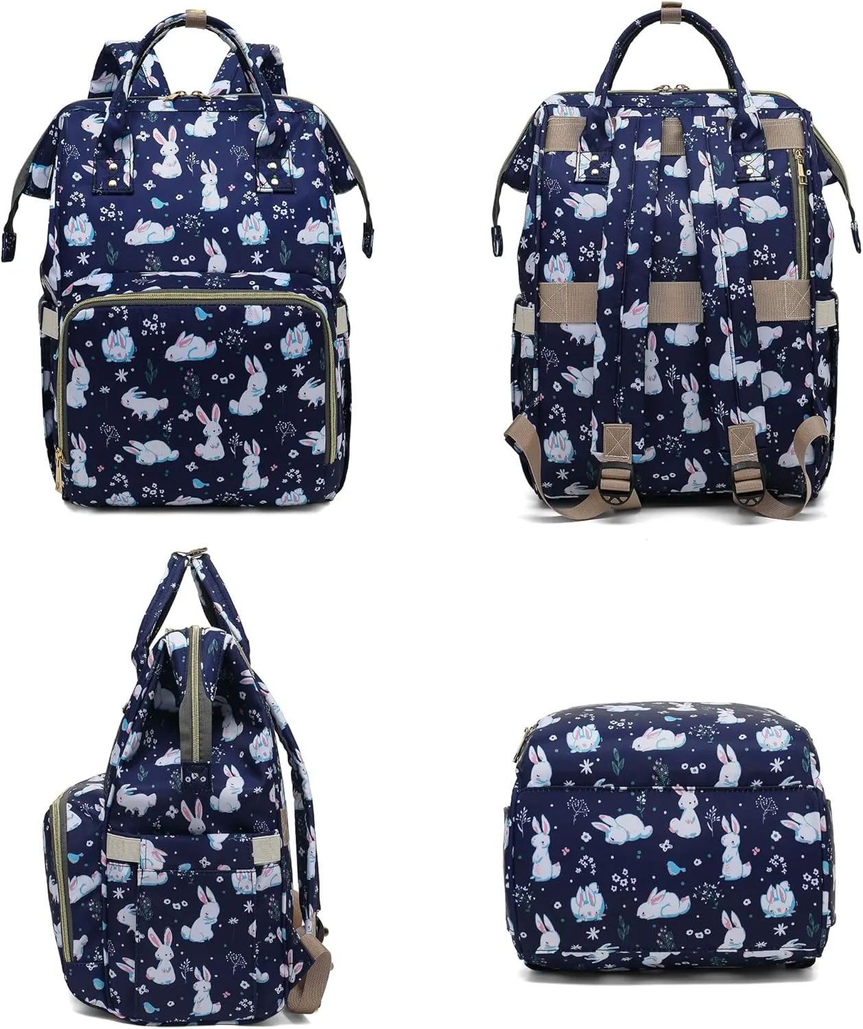 Bunny Laptop Backpack for Womens Girls, College Backpacks School Bag Bookbag 15.6 Inch Computer Backpack