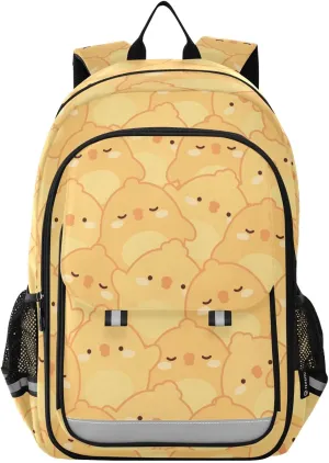 Caikeny Kids Backpack Chick Cute School Backpacks Aniaml School Bags Shoulder BookBags Elemetary for Boys Girls Students