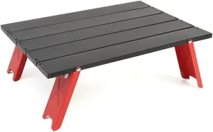 Camping Table Folding Table Camping Tent Table Camping Portable Coffee Table Home Computer Table Aluminum Table Foldable Lightweight Camping Table/K Grey/39.5 * 28 * 12.8Cm