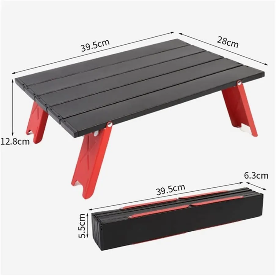 camping table Outdoor Mini Folding Table Camping Tent Table Camping Portable Coffee Table Home Bed Computer Table Aluminum Table Foldable and lightweight camping table, Oriental Jousuke