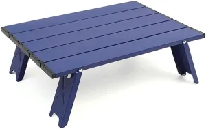 Camping Table Outdoor Mini Folding Table Camping Tent Table Camping Portable Coffee Table Home Bed Computer Table Aluminum Table Foldable and Lightweight Camping Table