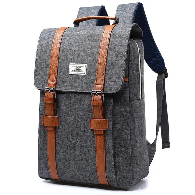 Canvas Soft Padded Backpack