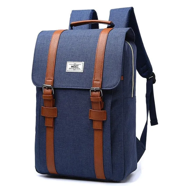 Canvas Soft Padded Backpack