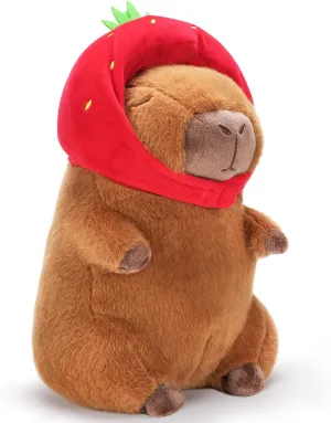 Capybara Plush Toy - Ultra Soft Stuffed Animal, Cute Realistic Design, Safe & Huggable for Kids, Adults, Pet Lovers (13.8"/35cm)