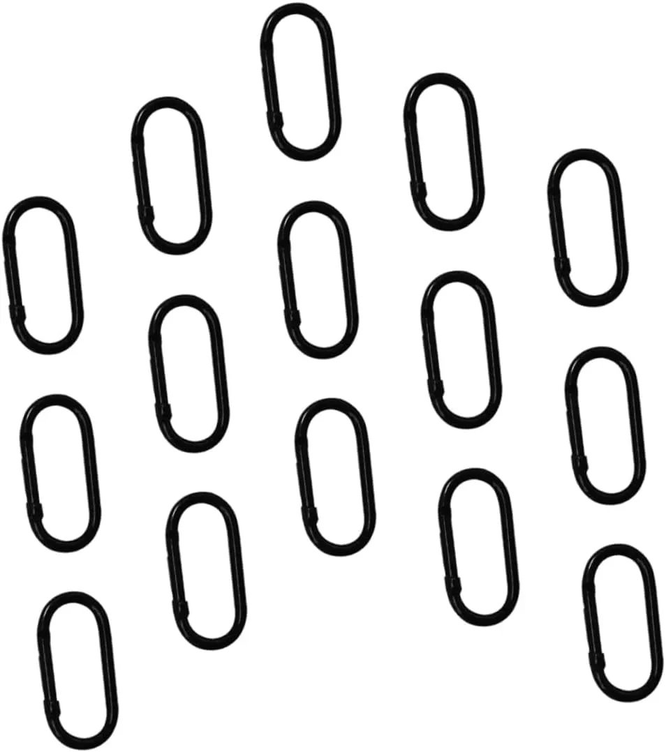 Carabiner Spring Oval Ring Clip Hook Buckle Climbing Mini Mountaineering Buckle Draw Double Zipper Clips
