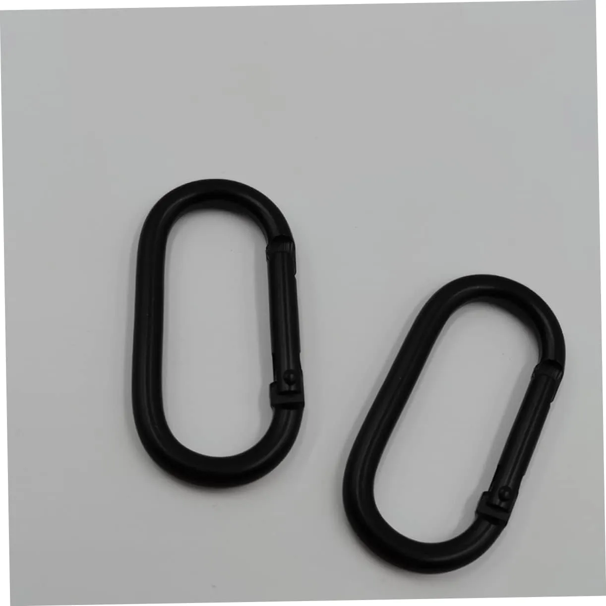 Carabiner Spring Oval Ring Clip Hook Buckle Climbing Mini Mountaineering Buckle Draw Double Zipper Clips