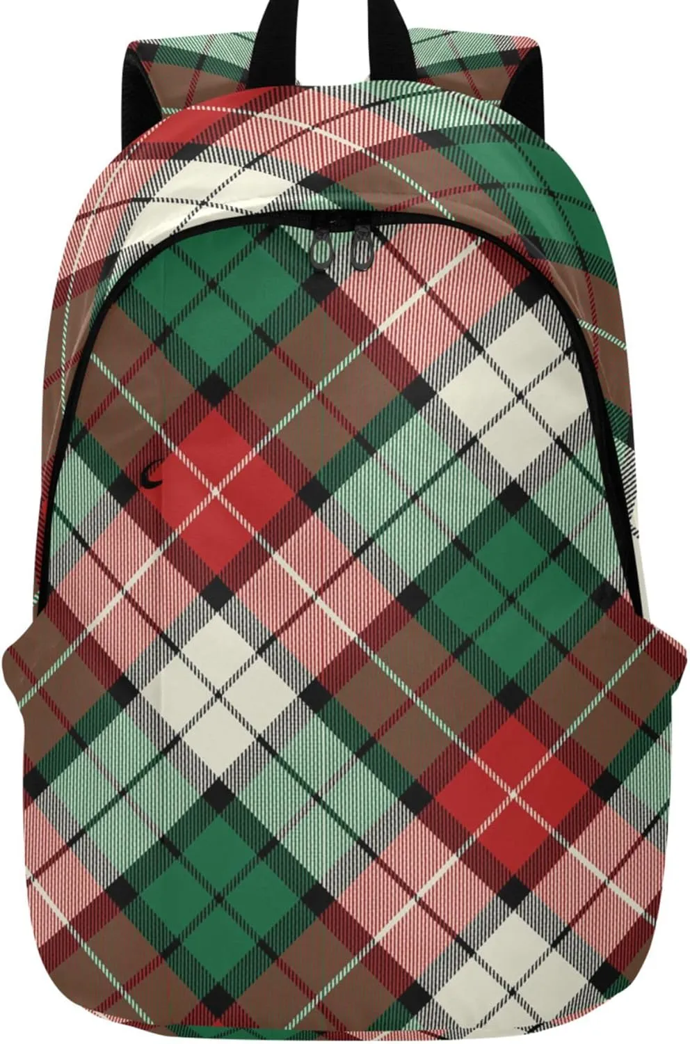 Casual Daypack Backpacks for Women Colorful Plaid Stripes Fashion Gifts Teen College Bookbag