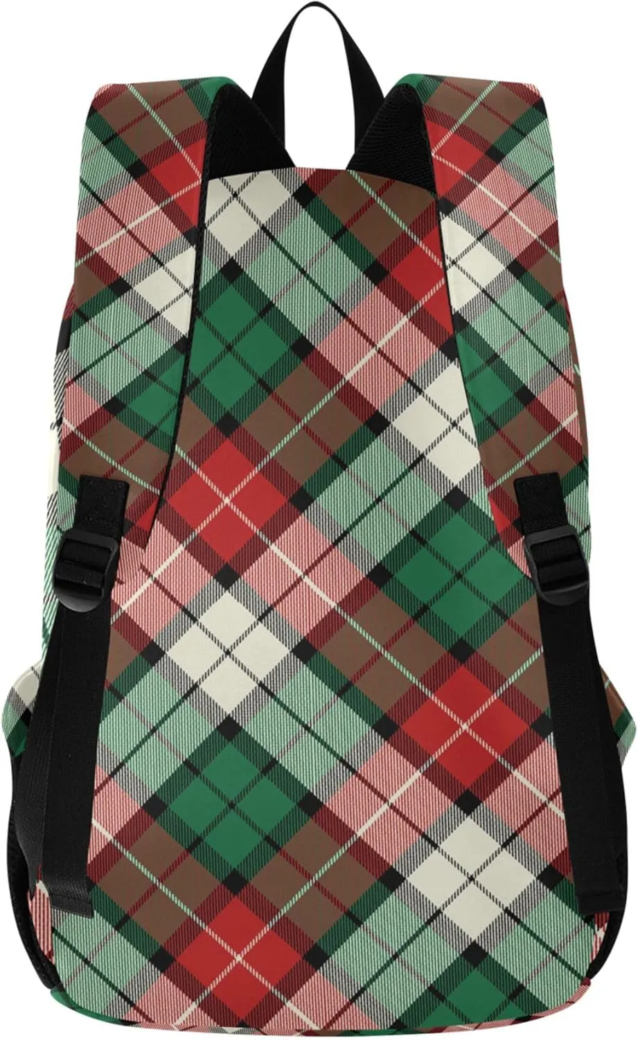 Casual Daypack Backpacks for Women Colorful Plaid Stripes Fashion Gifts Teen College Bookbag