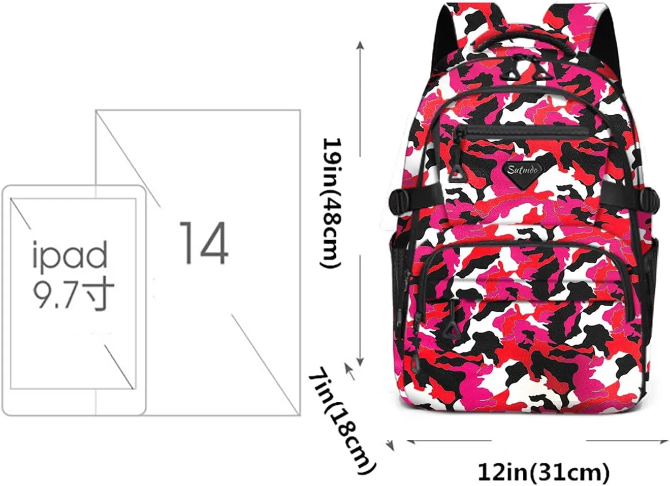Casual Lightweight Backpacks for Boys & Girls, School Bookbags, 15 "Laptop Backpack, Travel Bag (212-shong)