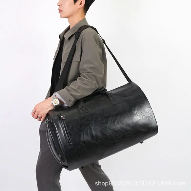 Catei Karrui Retro Suit Travel Bag with Shoe Compartment – Foldable Business Garment Bag