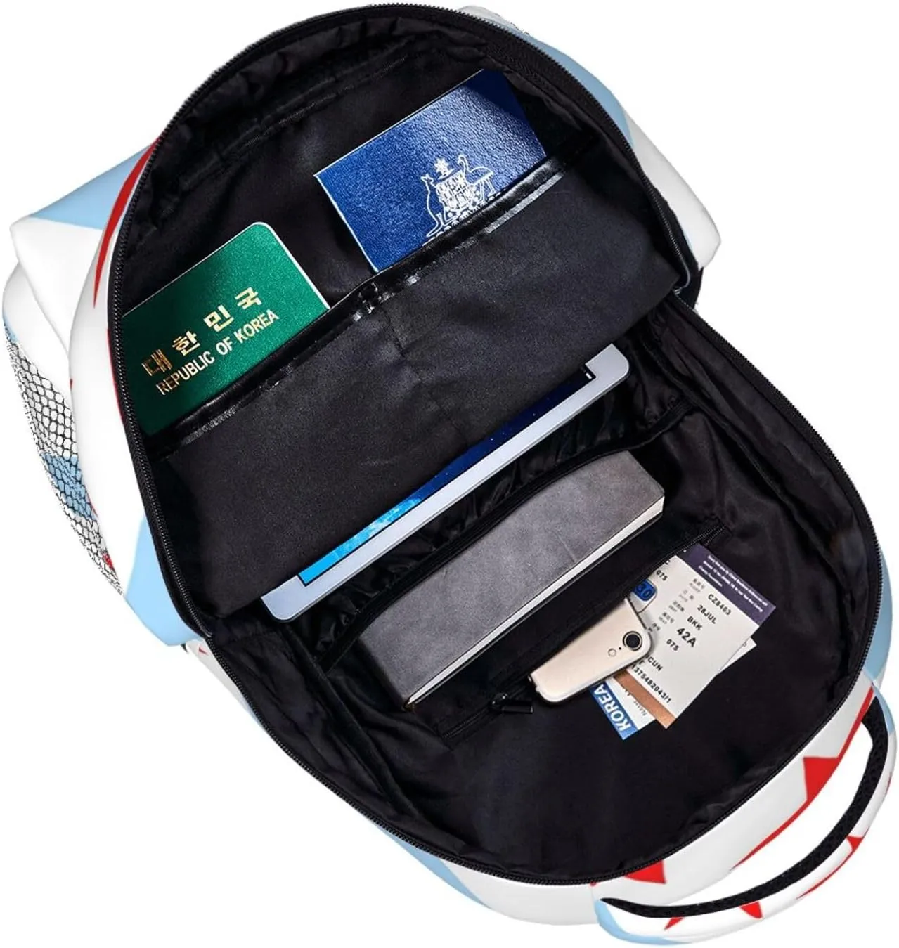 Chicago City Flag Backpacks 15 Inch Laptop Backpack Multipurpose Double Shoulder Bag For Men Women Gifts