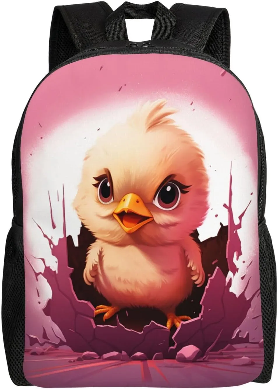 Chicken Hatches Print Backpack for Women Men Lightweight Laptop Backpacks Travel Laptop Bag Casual Daypack