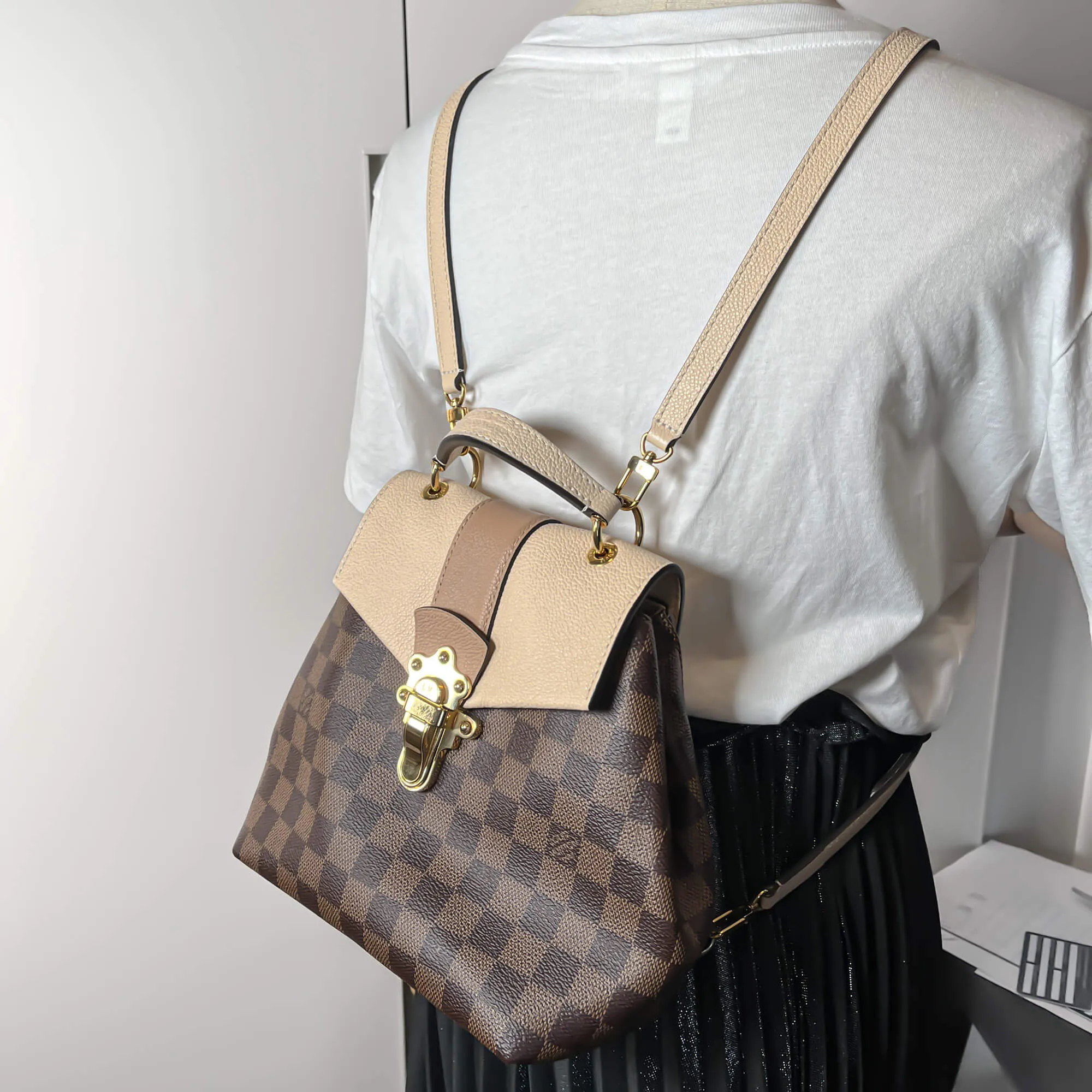 Clapton Damiere Ebene Rose Ballerine Backpack