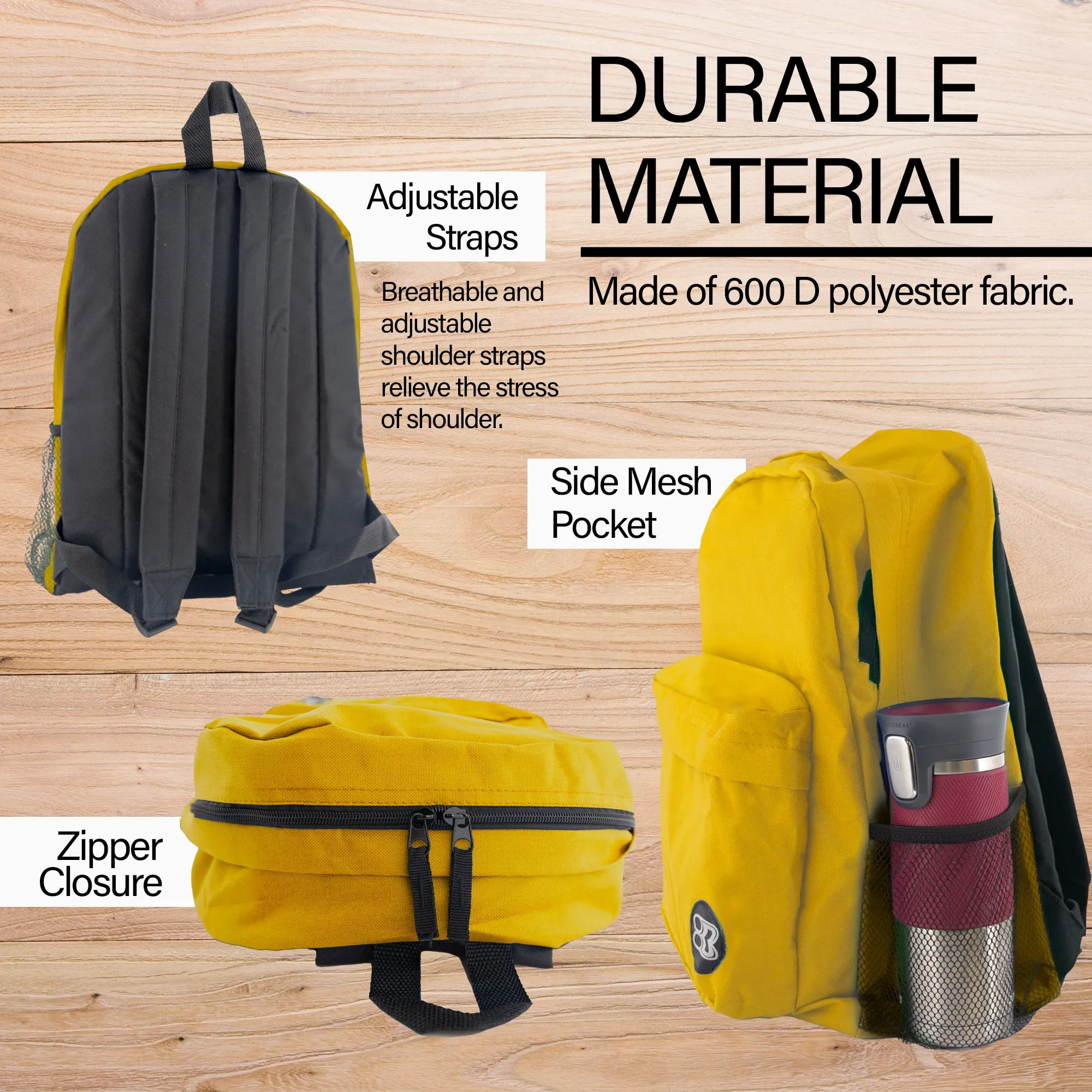 Classic 17" Backpack Mustard