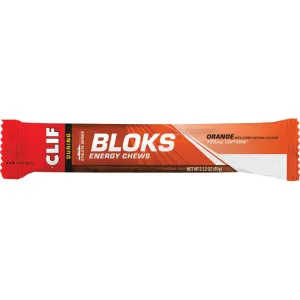 Clif Energy Chews Shot Bloks Orange  25mg Caffiene 60g