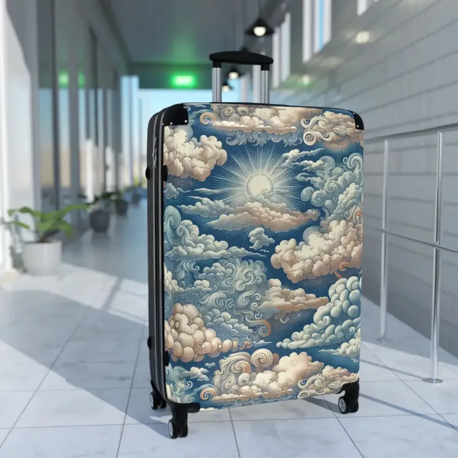 Cloudscape Travel Suitcase – Stylish Luggage for Adventurers