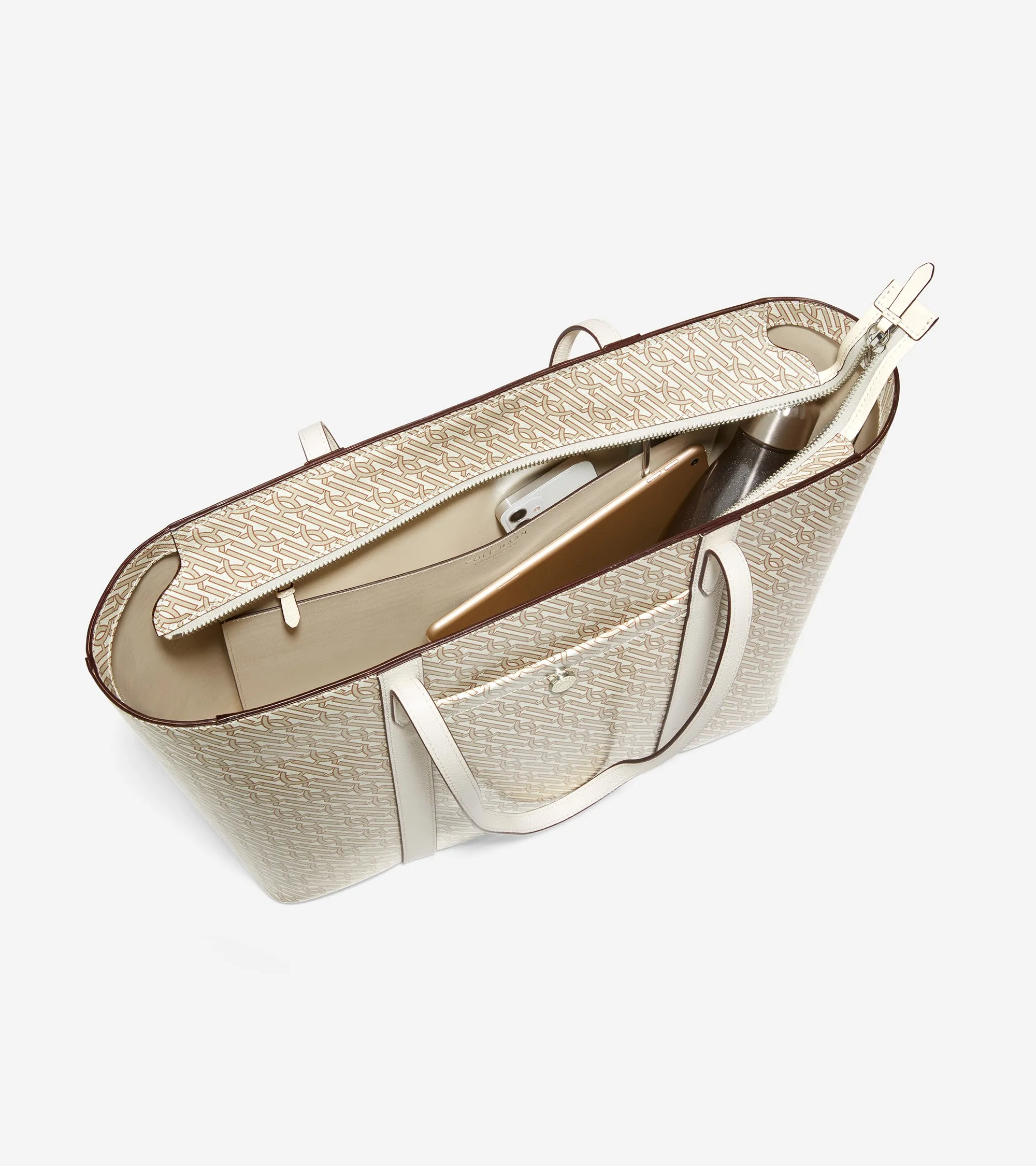 Coated Canvas Tote Women's