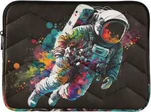 Color Astronaut Soars Laptop Sleeve Bag 13-14 Inch, Shockproof Protective Laptop Cover Briefcase, Notebook Carrying Cover Bags for 13-14 Inch