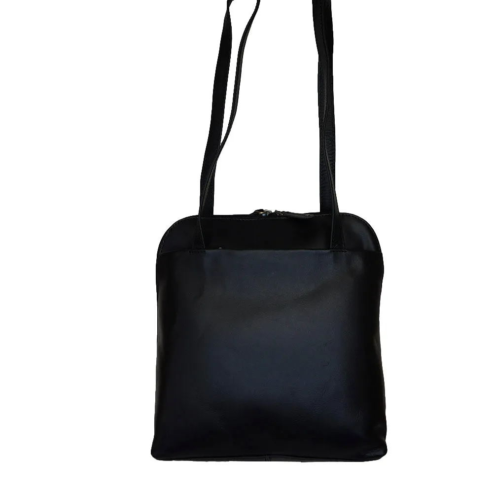 Convertible Shoulder bag to Backpack - 'Bucksport' - (Buff Leather)