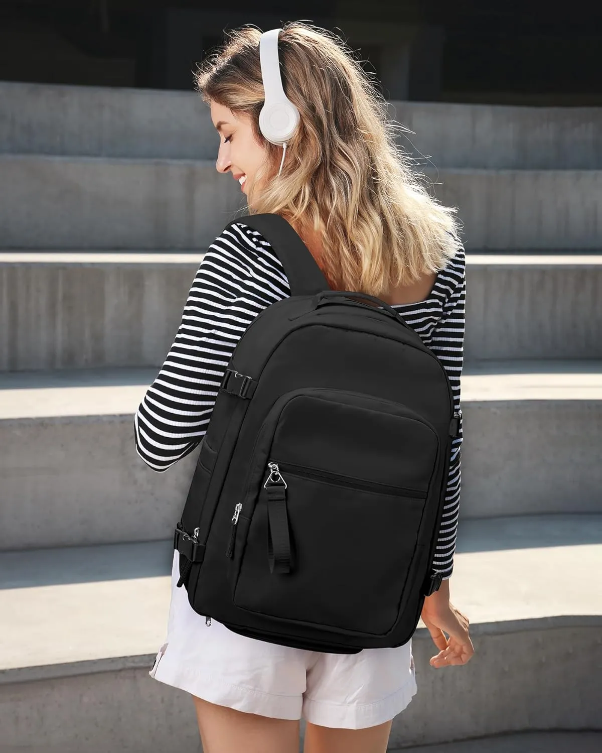 coofay Vacuum Backpack Travel with Pump Airback Vacpack Backpack with Vacuum Seal Backpacks Traveling Backpacks Vacuum Compression Air Travel Bag Carry on Luggage