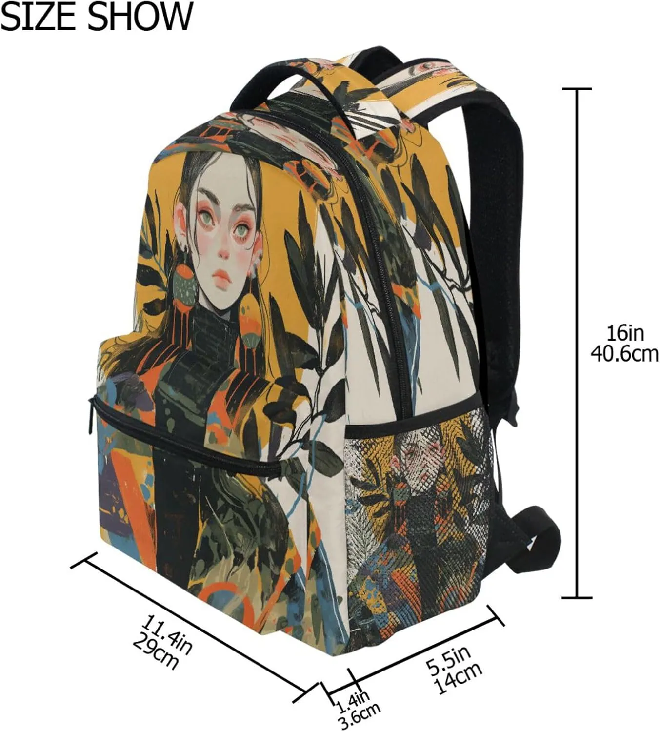 Cool Backpacks for Men Women Fashion Sports Backpack with Chest Strap for Travel Trip Rutabaga (swedes) Style