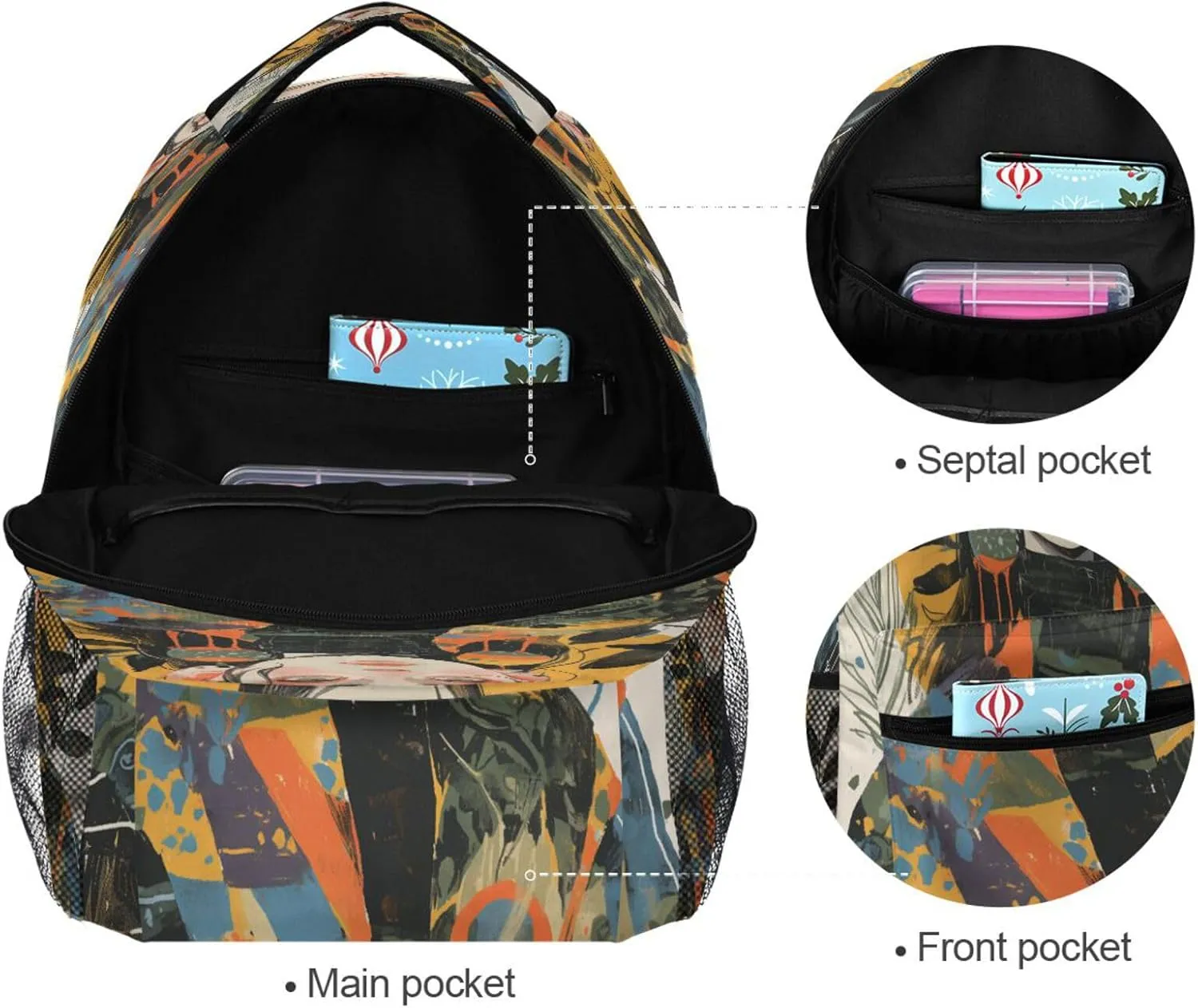 Cool Backpacks for Men Women Fashion Sports Backpack with Chest Strap for Travel Trip Rutabaga (swedes) Style