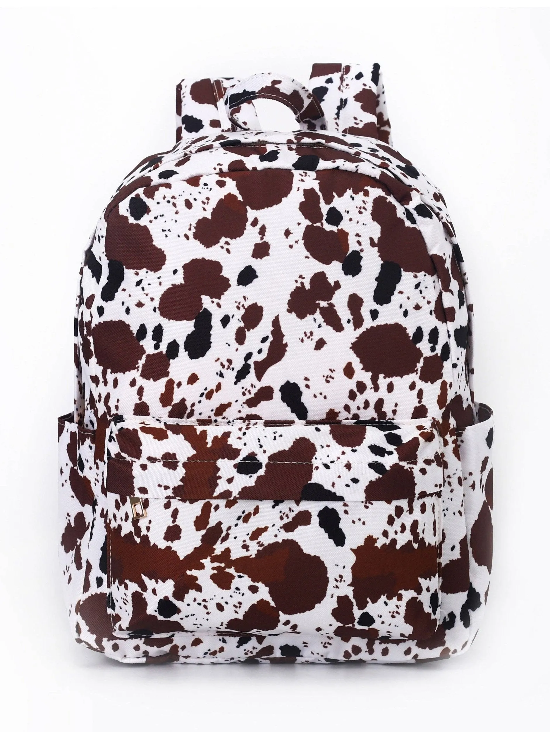 Cow Print Book Bag