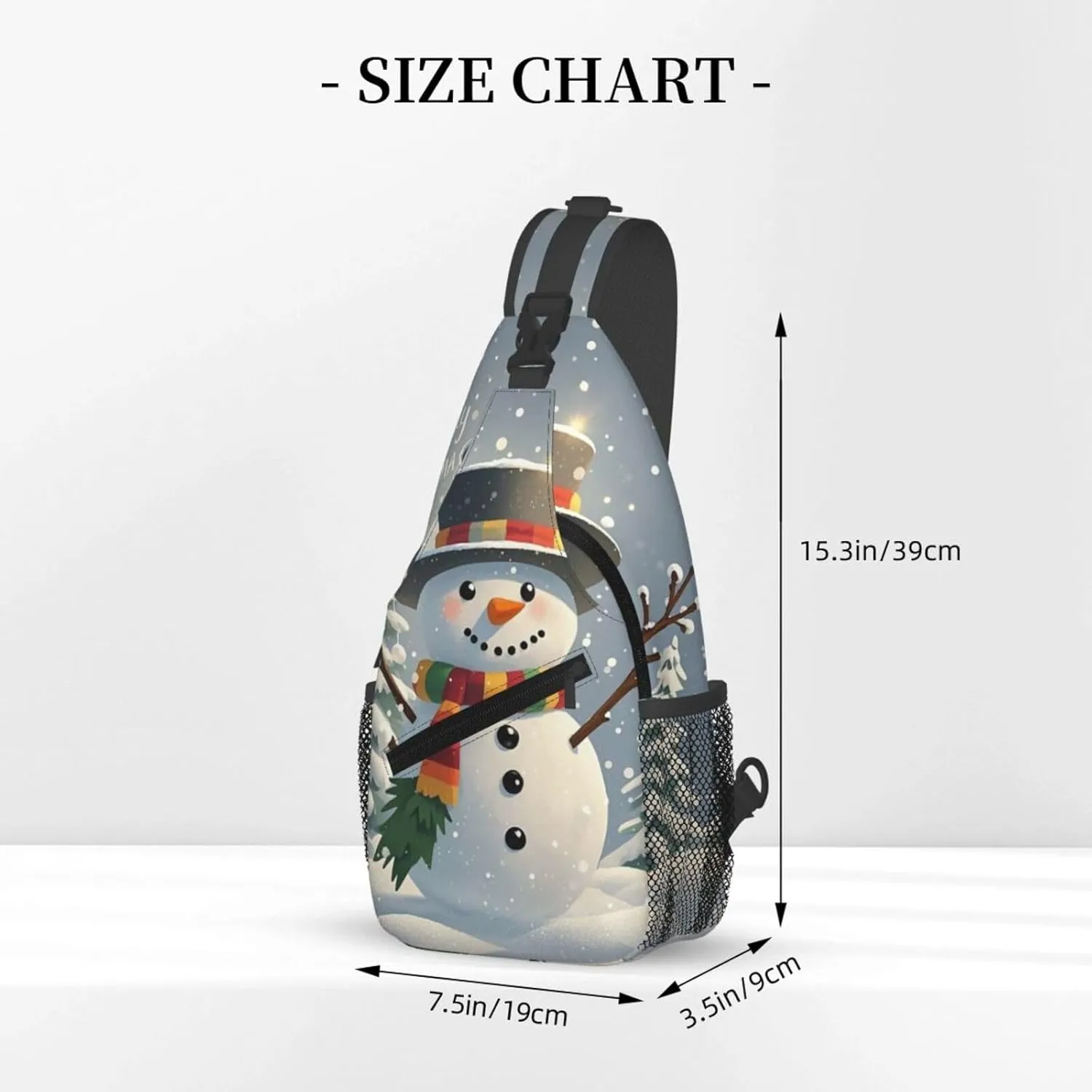 Cross Chest Bag Sling Backpack Rainbow Fish Scale Sling Bag Crossbody Shoulder Bag Travel Hiking Daypack
