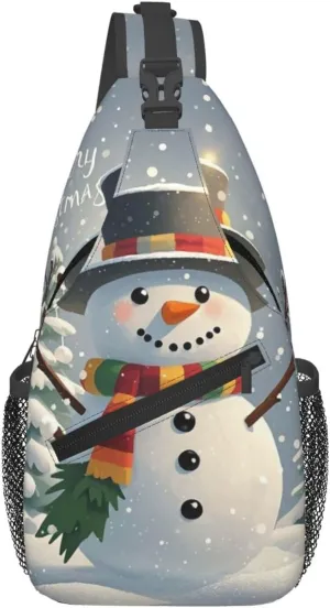 Cross Chest Bag Sling Backpack Rainbow Fish Scale Sling Bag Crossbody Shoulder Bag Travel Hiking Daypack
