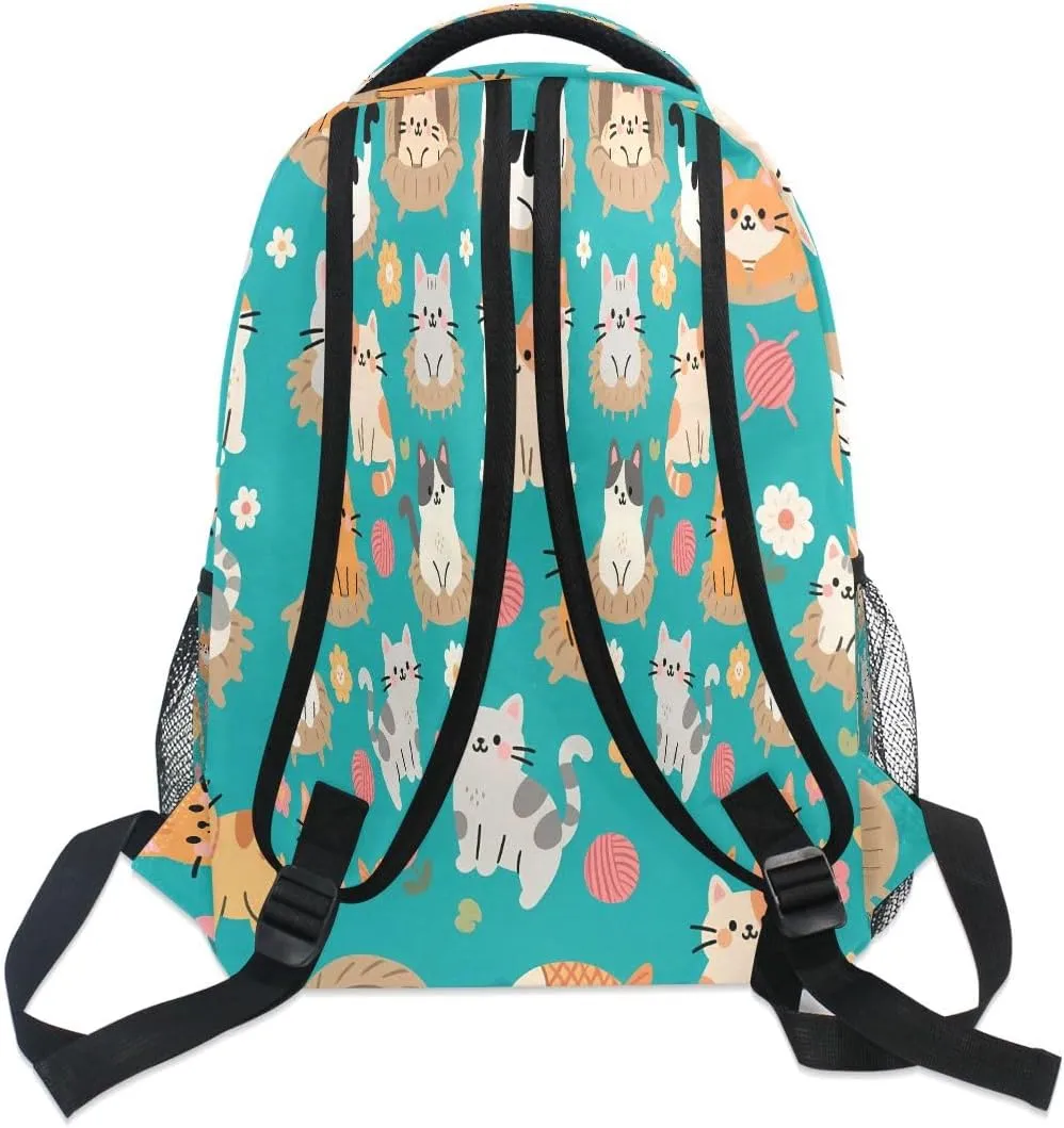 Cute Llama School Backpacks Cartoon Ice Cream Student Backpack Big For Girls Kids Elementary School Shoulder Bag Bookbag