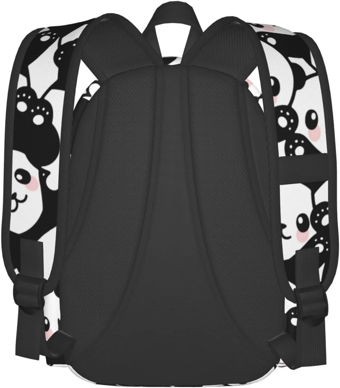 Cute Panda Unisex Backpacks 15in Laptop Backpack Multipurpose Double Shoulder Bag For Men Women Gifts