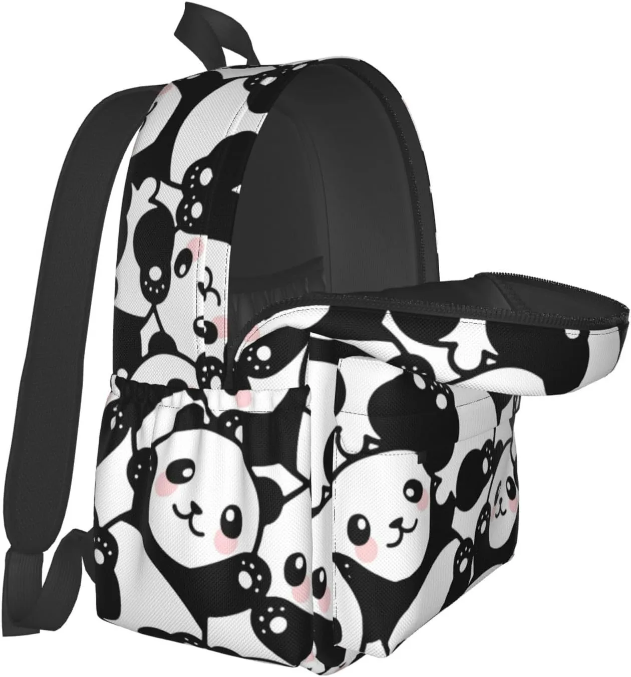 Cute Panda Unisex Backpacks 15in Laptop Backpack Multipurpose Double Shoulder Bag For Men Women Gifts