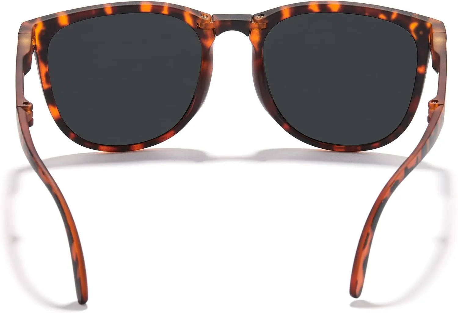 Cyxus Round Foldable Sunglasses for Women Men Polarized UV 400 Protection Folding Sun Glasses