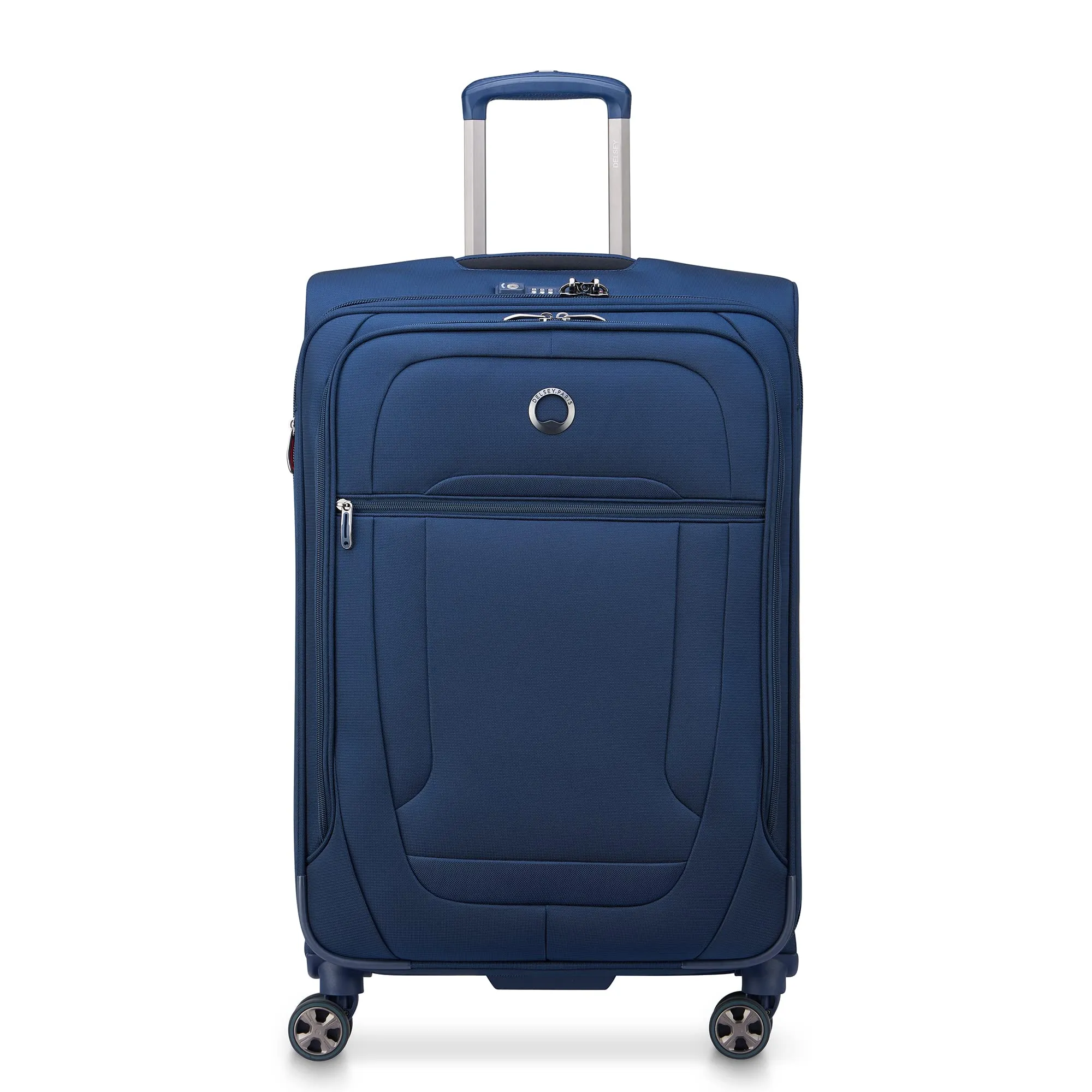 Delsey Paris Helium DLX Softside Expandable 25" Luggage with Spinner Wheels